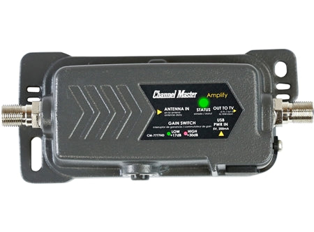 Channel Master Amplify HDTV Adjustable Gain 17-30DB Preamplifier