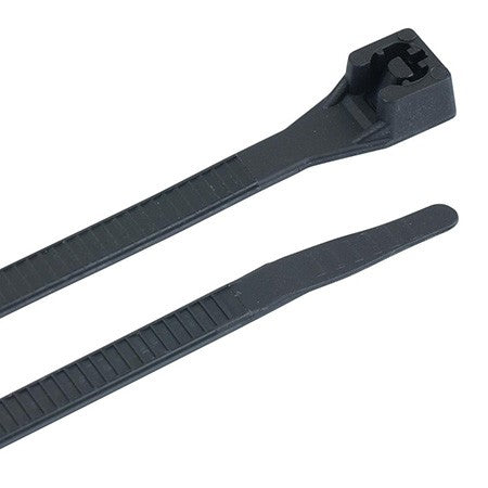 ACT Black UV-Rated 4 Inch Miniature Cable Ties