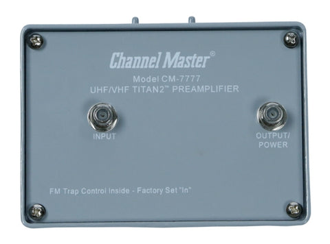 Channel Master CM7777 - Titan 2 High Gain 30db Preamplifier