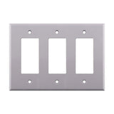 Decora Style Triple Gang Wall Plate