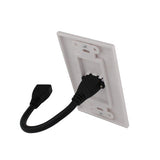 Pigtail HDMI Decora-Style Wall Plate