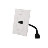 Pigtail HDMI Decora-Style Wall Plate