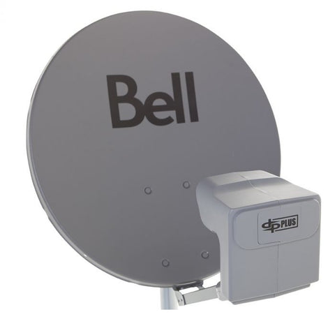 Bell Satellite Dish with Quad LNB